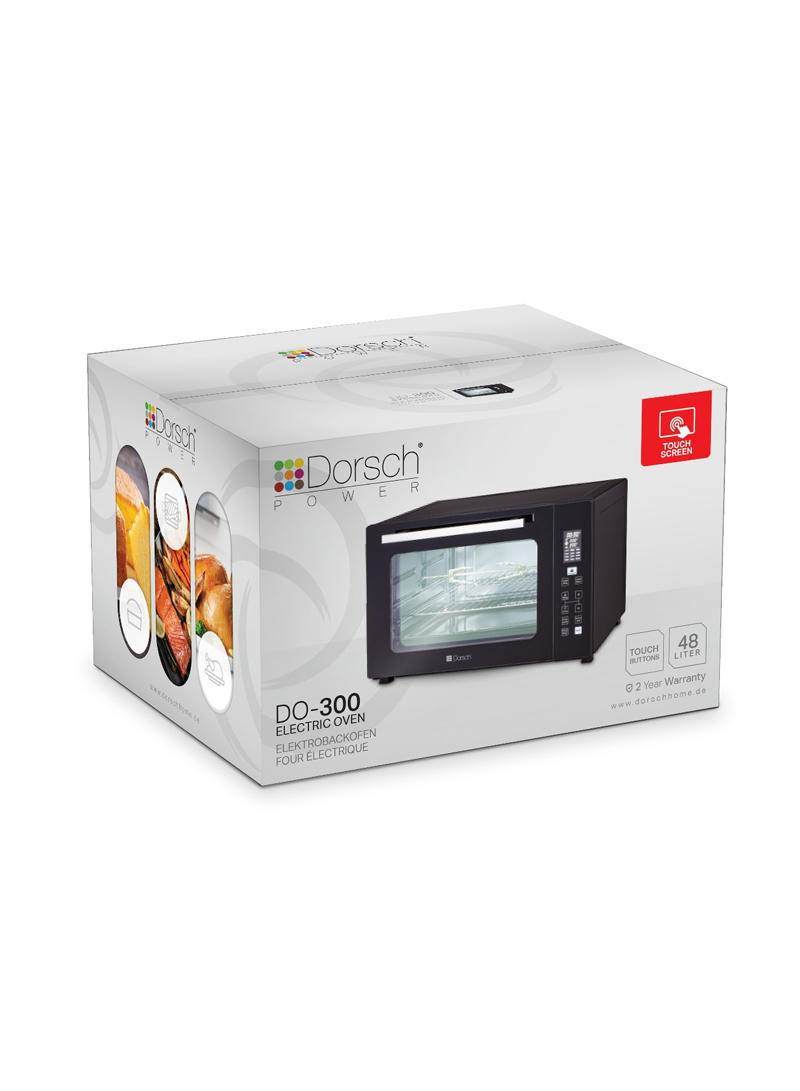 Dorsch 1800W 48L Double Glass Electric Oven Digital | DH-07860 - Image 2
